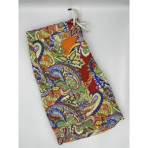 Polo Ralph‎ Lauren Swim Trunks Mens Small Paisley Floral Board Shorts Multicolor